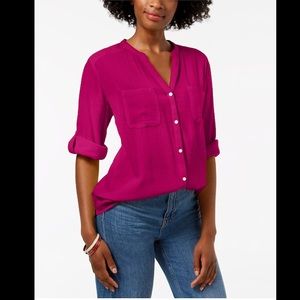 CHARTER CLUB ROLL TAB BUTTON DOWN TOP